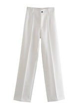 Cargar imagen en el visor de la galería, Work It Out Straight Leg Trousers - The Style Guide TT