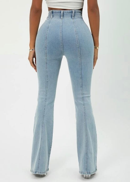 Body Goals Flared Acid wash Jeans