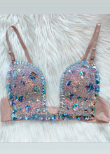 Load image into Gallery viewer, Ana Plunge Sparkling Bralette - The Style Guide TT
