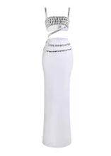 Load image into Gallery viewer, Athena Gem Detail Cut Out Dress
