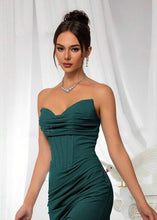 Load image into Gallery viewer, Santa Baby Corset Detail Maxi Dress
