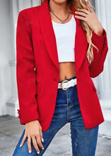 Load image into Gallery viewer, Merry and Bright Crimson Blazer
