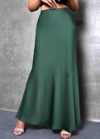 Winterberry Satin Maxi Skirt