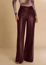 Load image into Gallery viewer, Cinnamon Spiked Faux Leather Trousers
