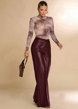 Load image into Gallery viewer, Cinnamon Spiked Faux Leather Trousers
