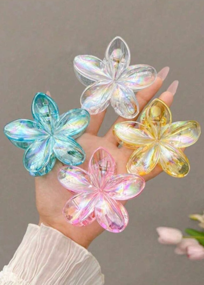 Flower Claw Clips