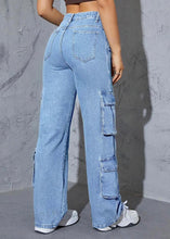 Load image into Gallery viewer, Hit Different Cargo Jeans
