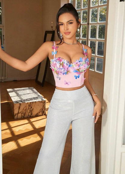 Delilah Butterfly Applique Top