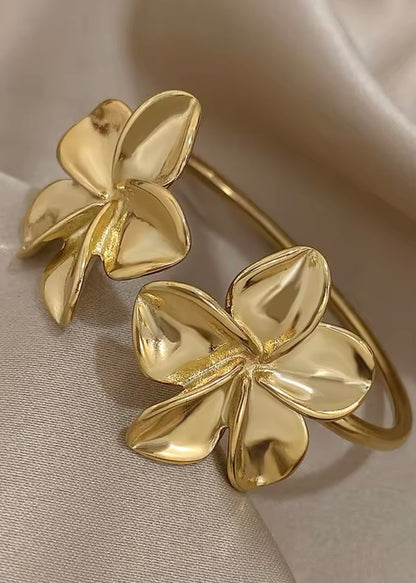 Hydrangea Adjustable Cuff Bracelet