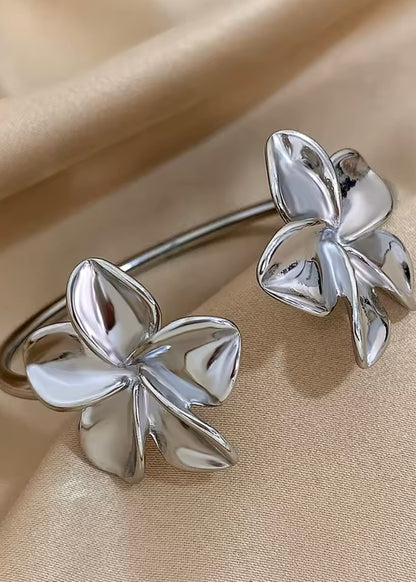 Hydrangea Adjustable Cuff Bracelet
