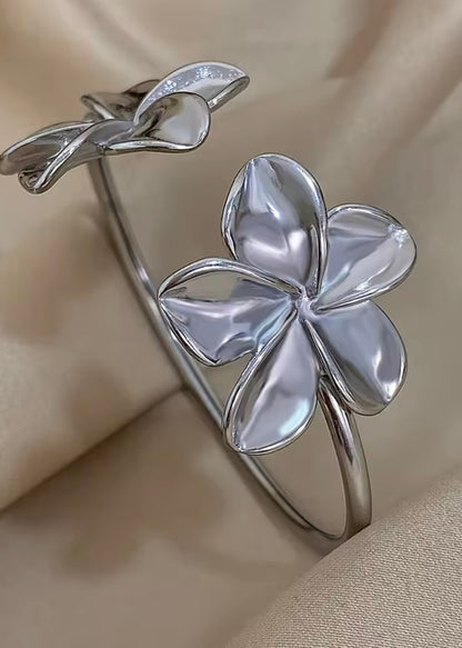 Hydrangea Adjustable Cuff Bracelet
