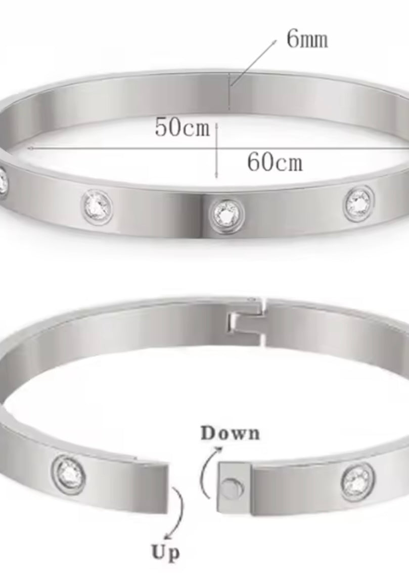 Rhinestone Encrusted Bracelet