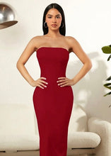 Load image into Gallery viewer, Strapless Bodycon Dress
