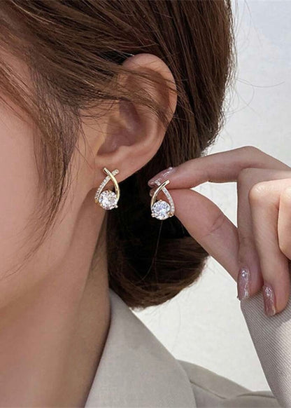 Twist Detail Elegant Studs