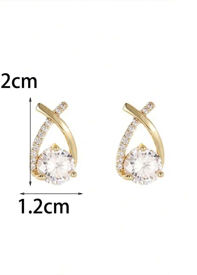 Twist Detail Elegant Studs