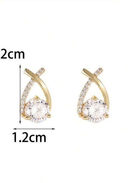 Twist Detail Elegant Studs