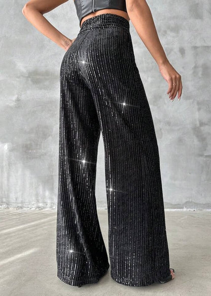 Grand Evening Sequin Wide Leg Trousers