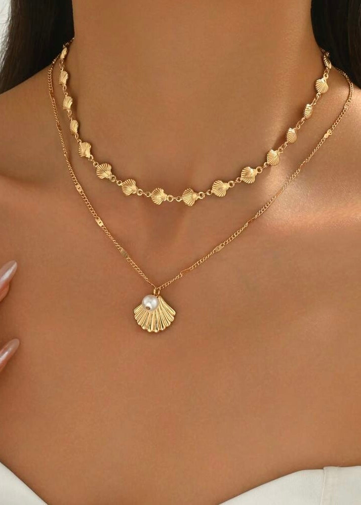 Seashell Necklace Set