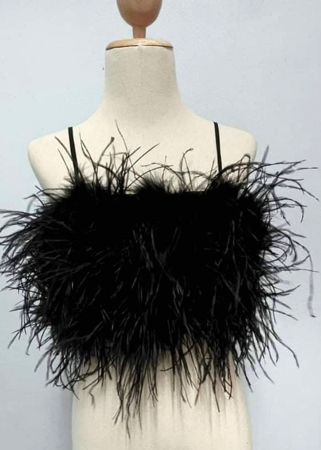 Saturday Night Fever Feather Top