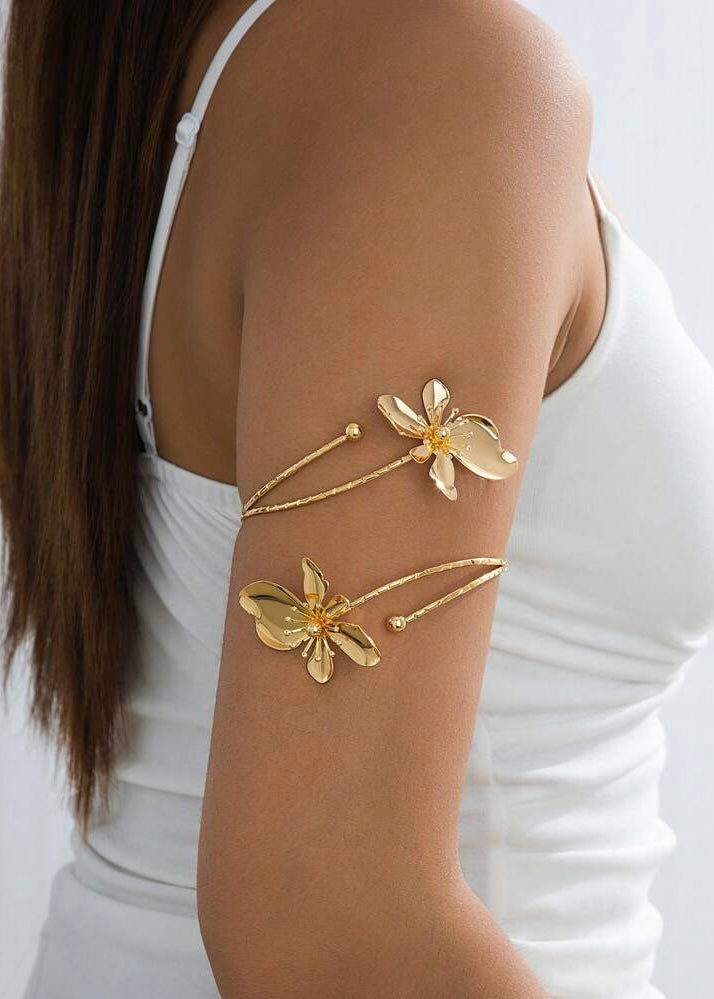 Aerides Floral Arm Cuff