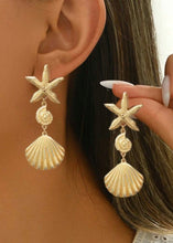 Load image into Gallery viewer, Low Tide Views Seashell Earrings
