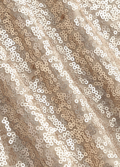 Oh So Festive Knot Detail Sequin Mini Skirt
