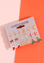 Load image into Gallery viewer, Christmas Stud Earring Set
