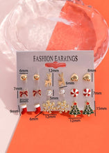 Load image into Gallery viewer, Christmas Stud Earring Set
