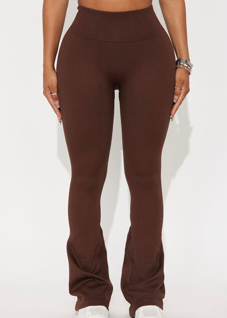 Body Talk Flared High Waisted Pants