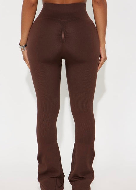 Body Talk Flared High Waisted Pants