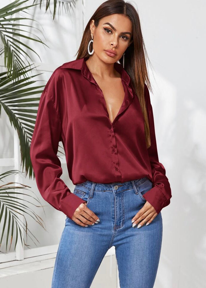 Most Wonderful Time Burgundy Button Up Shirt