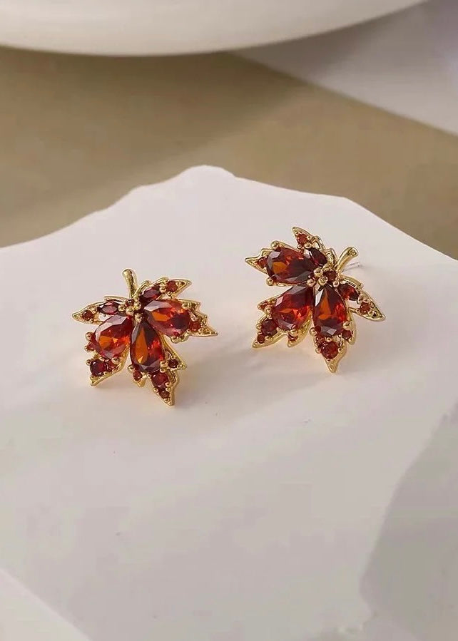 Maple Leaf Fall Inspired Earrings