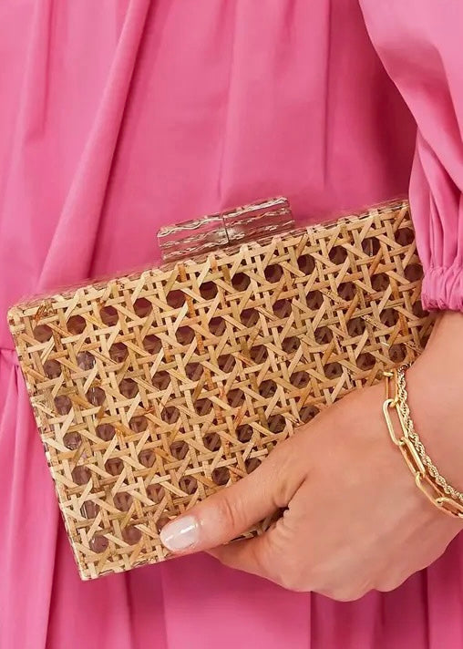 O'ahu Straw Acrylic Handbag