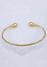 Load image into Gallery viewer, Gold Textured Bracelet
