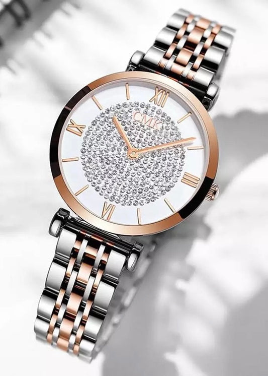 Rhinestone Face Multicolour Watch