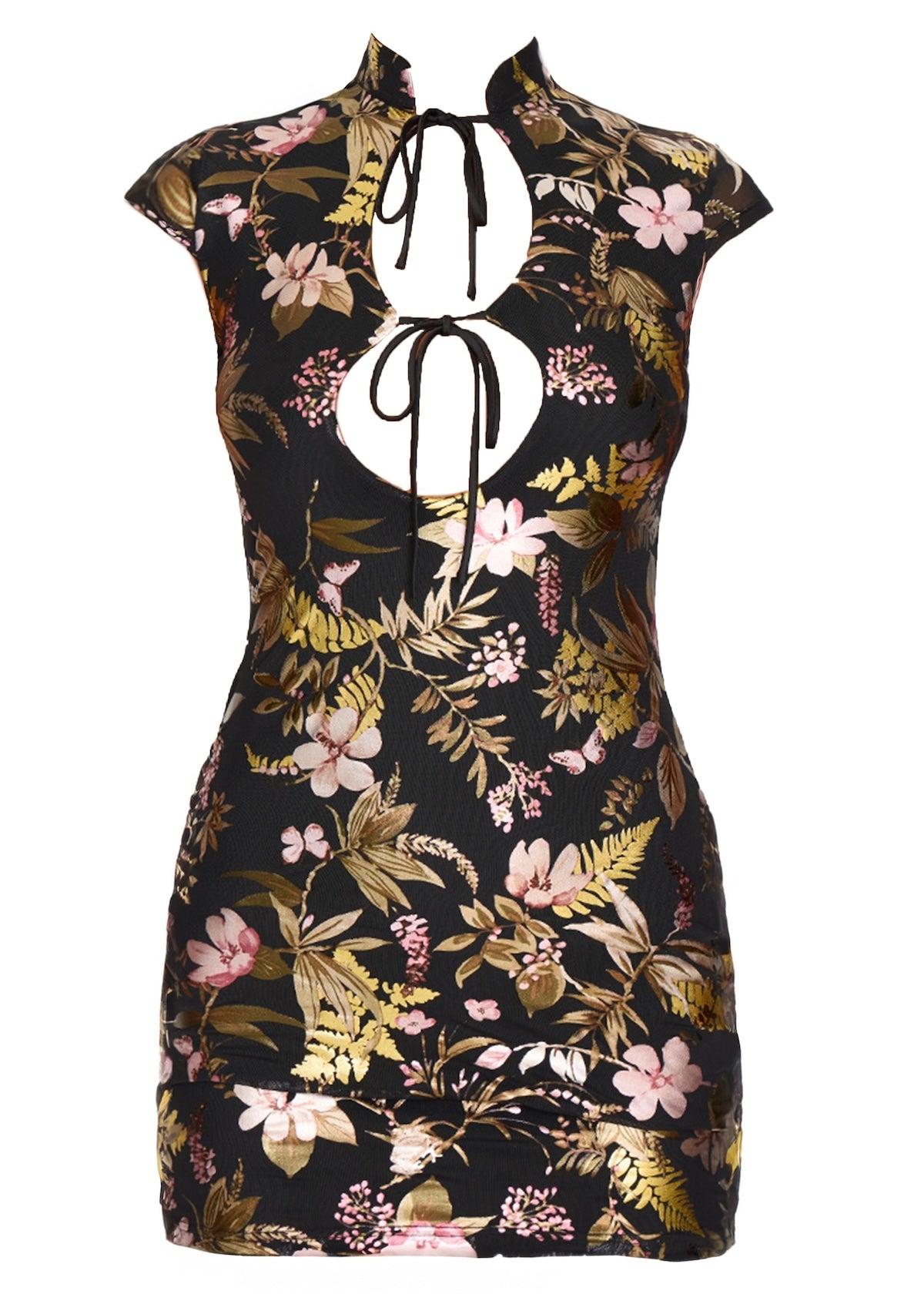 Talking That Talk Oriental Mini Dress