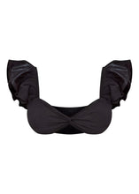 Cargar imagen en el visor de la galería, “Material Girl” Frilled Sleeve Bralette
