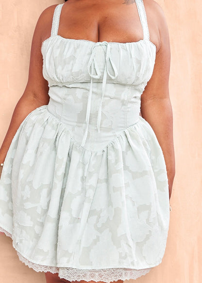 Tea Time Milkmaid Mini Dress