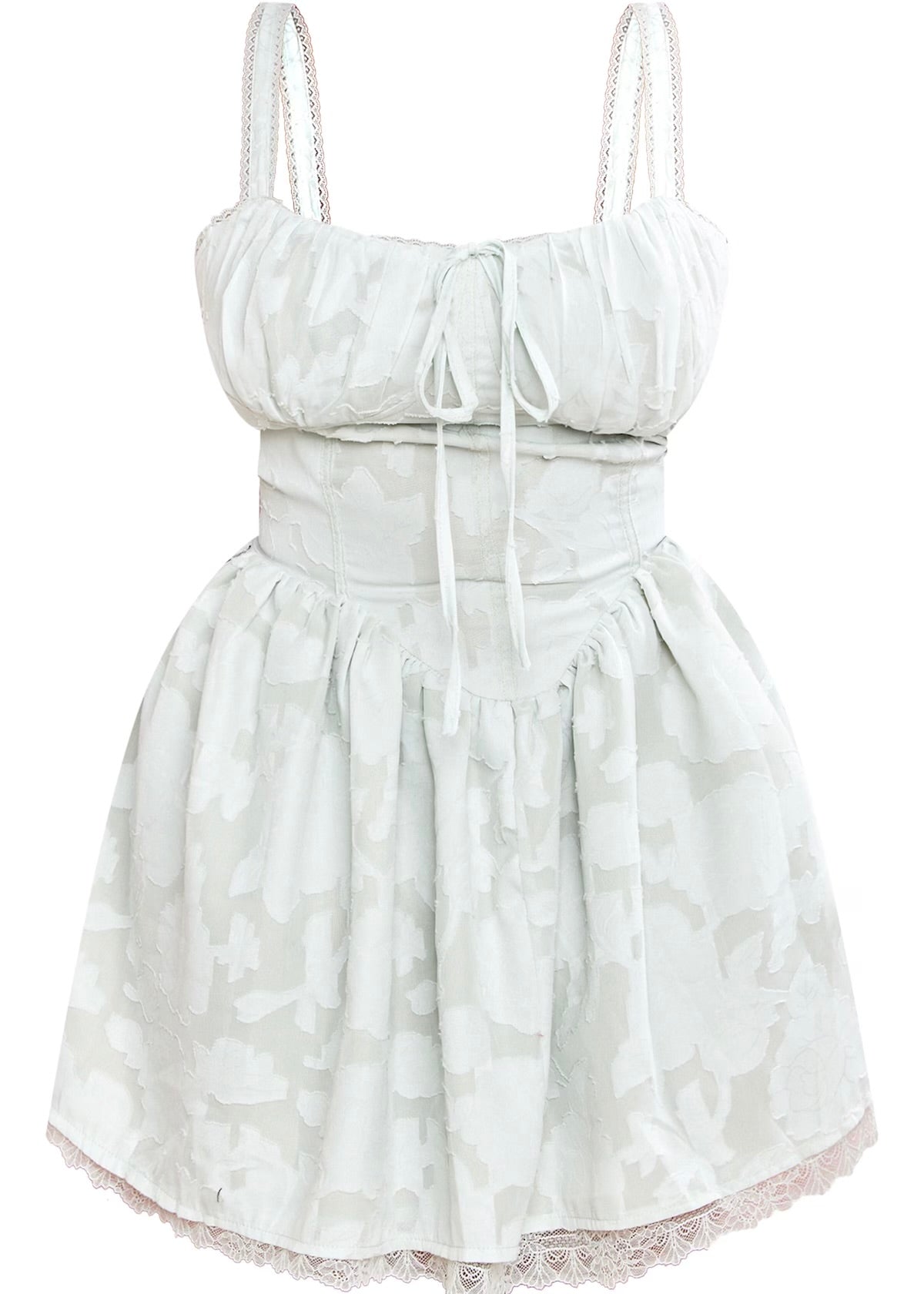 Tea Time Milkmaid Mini Dress
