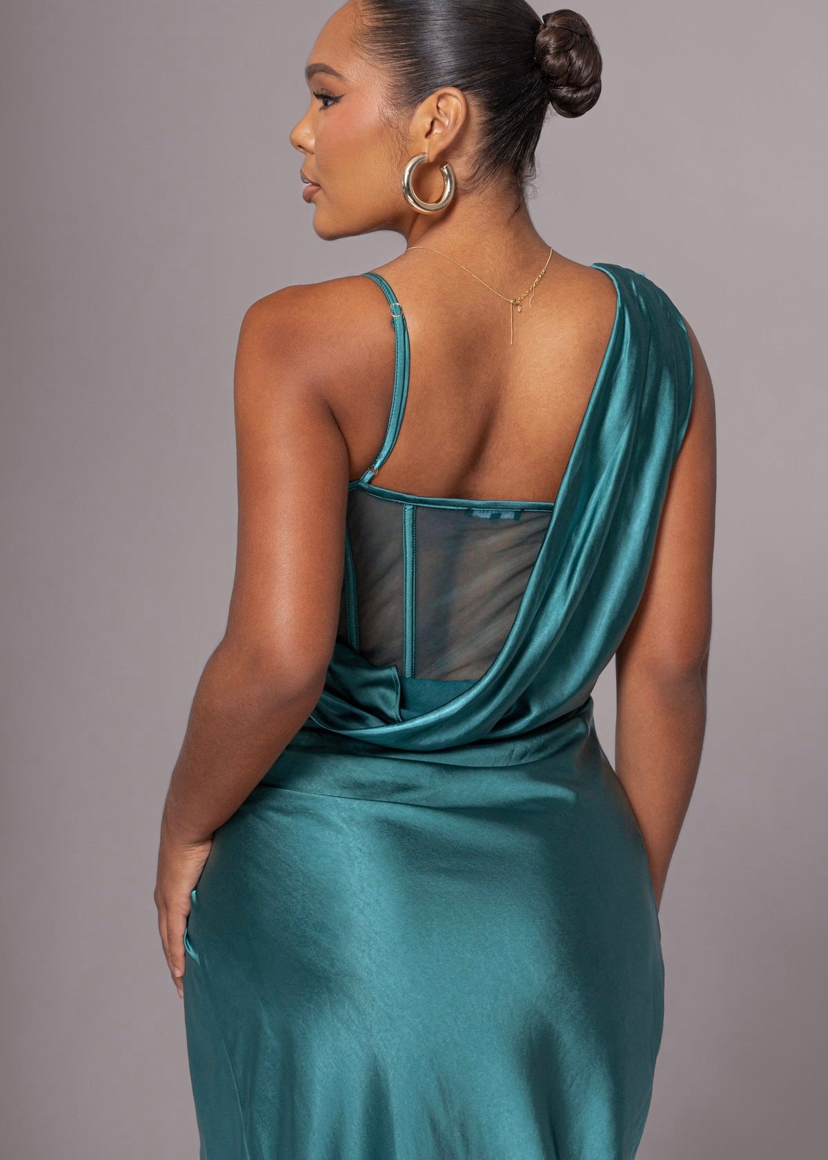 Making An Entrance Asymmetrical Corset Dress