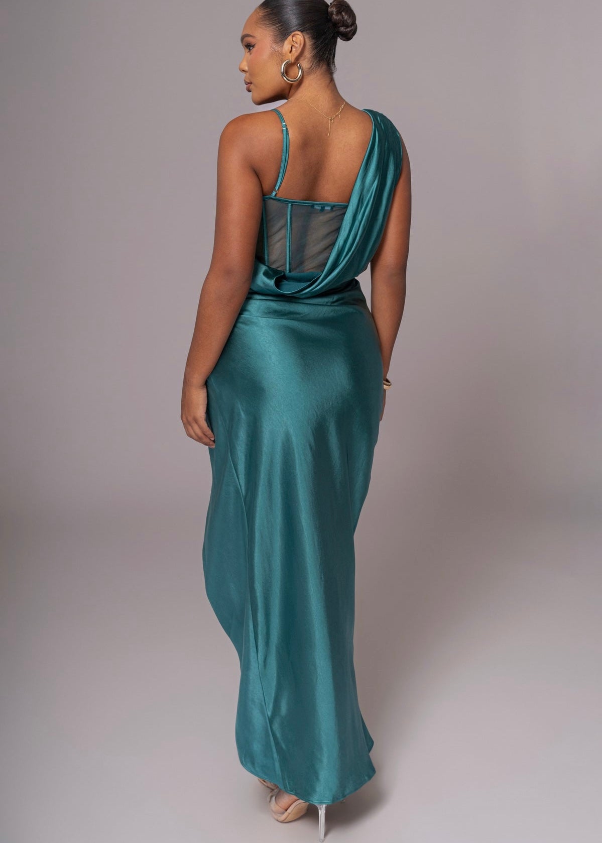 Making An Entrance Asymmetrical Corset Dress