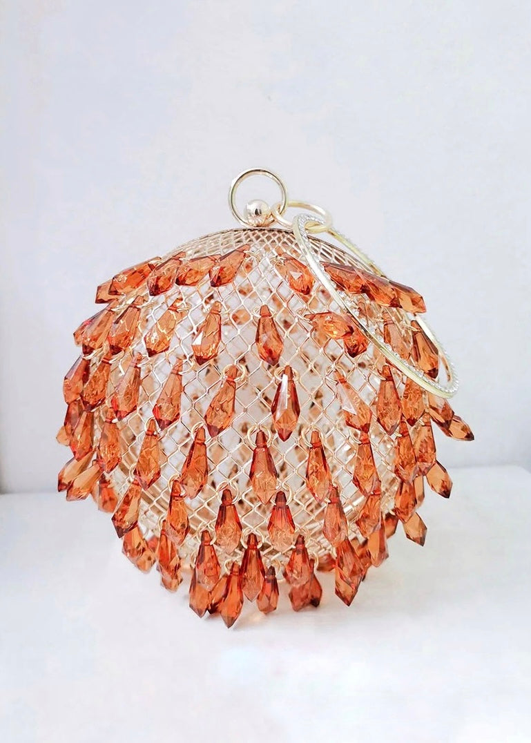 Burj Embellished Tassel Ball Bag