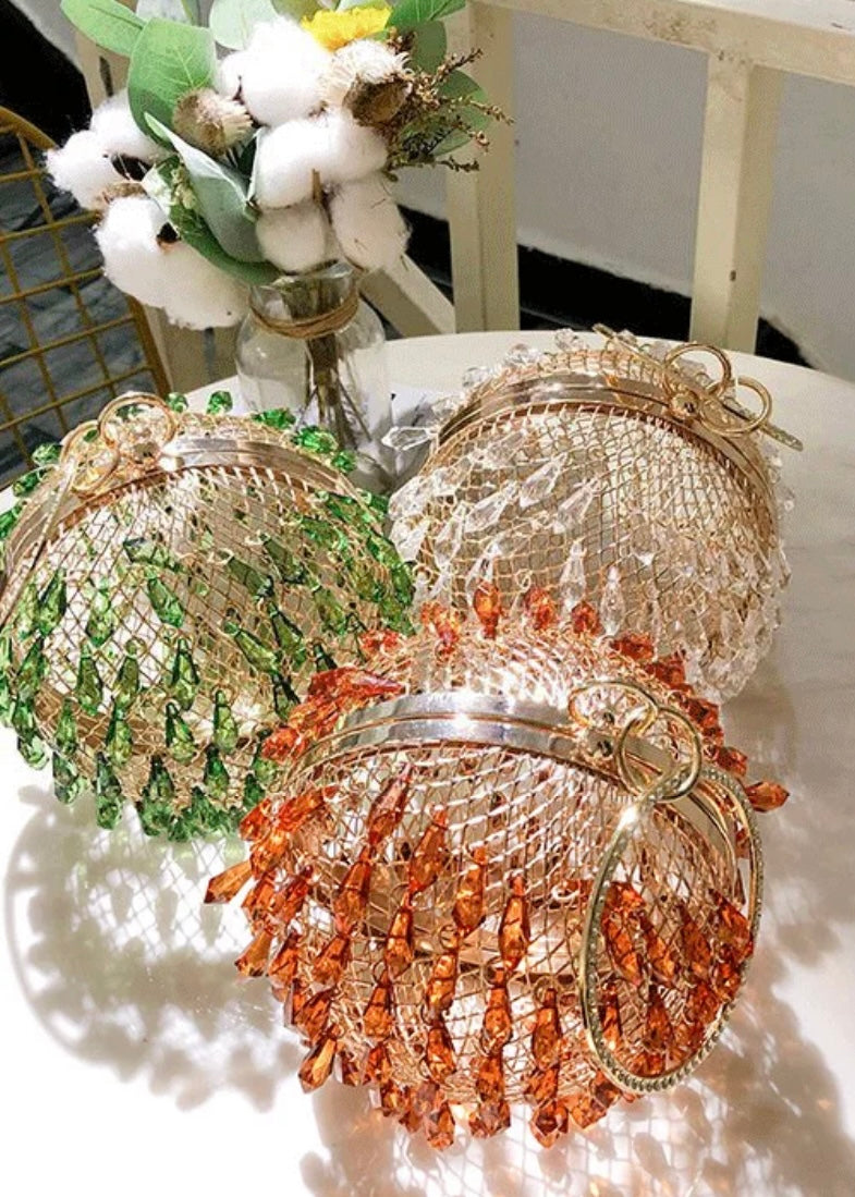 Burj Embellished Tassel Ball Bag