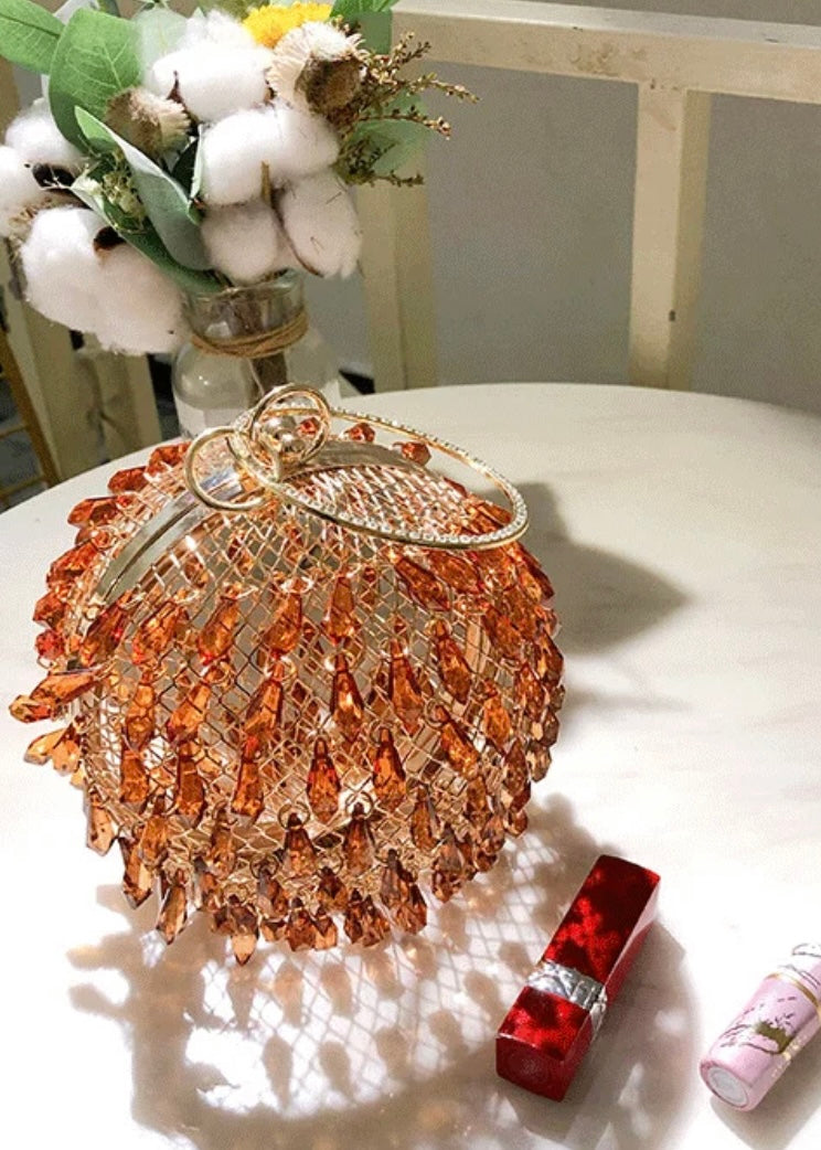Burj Embellished Tassel Ball Bag
