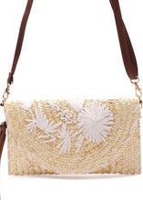 Load image into Gallery viewer, Beachy Keen Straw Wristlet - The Style Guide TT
