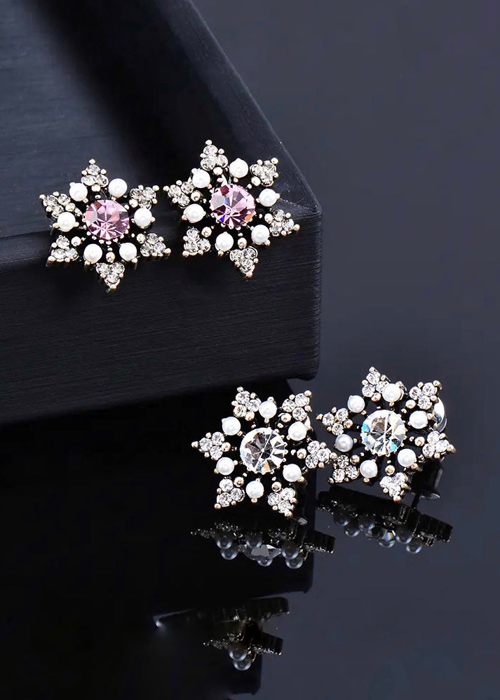 Baby It’s Cold Outside Snowflake Studs