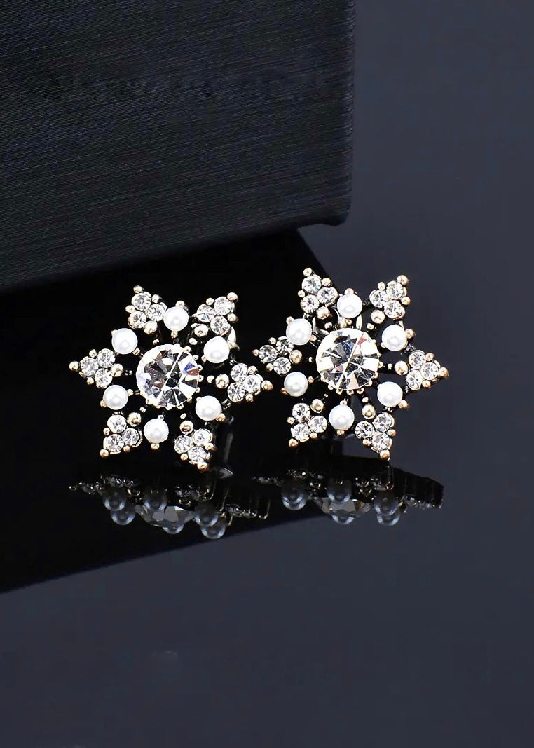 Baby It’s Cold Outside Snowflake Studs