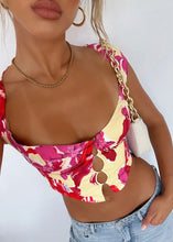 Load image into Gallery viewer, Sierra Floral Cut Out Corset
