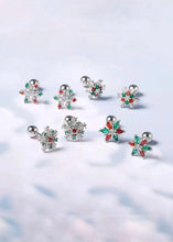 Load image into Gallery viewer, Dainty Snowflake Studs
