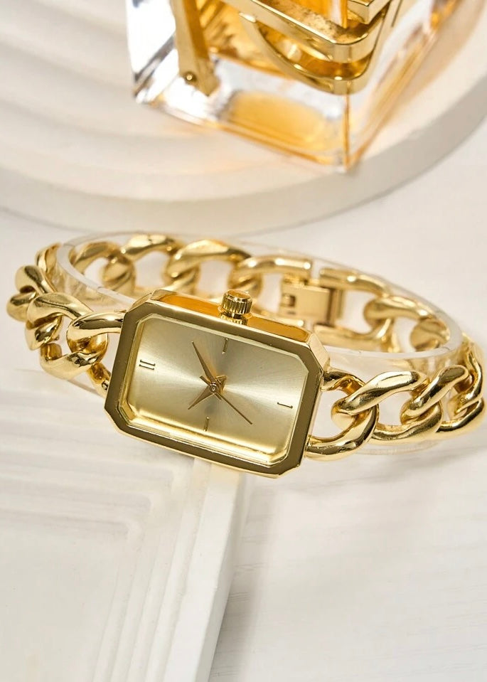 Chain Detail Wrist Watch